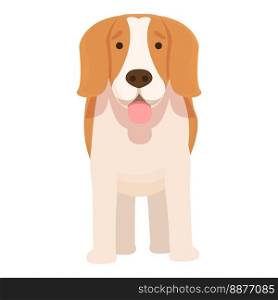 Snout dog icon cartoon vector. Action animal. Canine action. Snout dog icon cartoon vector. Action animal