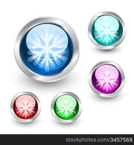 Snow buttons