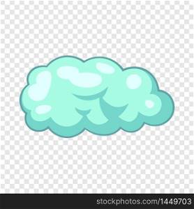 Snow cloud icon. Cartoon illustration of snow cloud vector icon for web design. Snow cloud icon, cartoon style