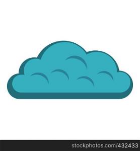 Snow cloud icon flat isolated on white background vector illustration. Snow cloud icon isolated