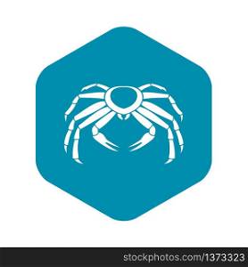 Snow crab icon. Simple illustration of snow crab vector icon for web. Snow crab icon, simple style