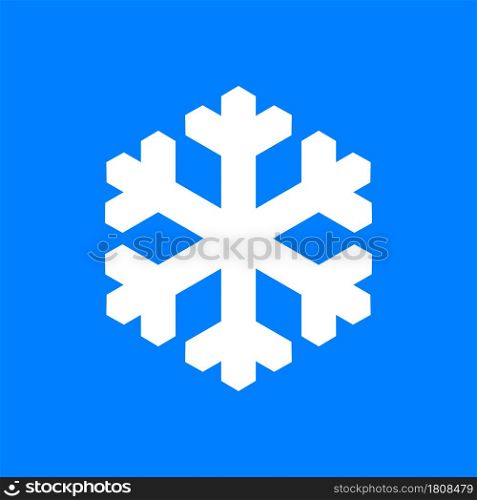 Snow flake and background