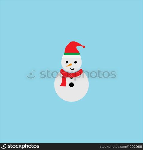 Snow man illustration vector design