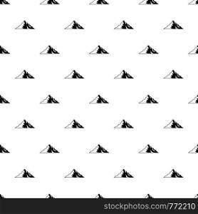 Snow mountain pattern seamless vector repeat geometric for any web design. Snow mountain pattern seamless vector