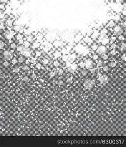 Snow on transparent background: Abstract Christmas and New Year. Vector Illustration EPS10. Snow on transparent background: Abstract Christmas and New Year.