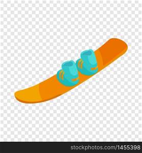 Snowboard icon in cartoon style isolated on background for any web design. Snowboard icon, cartoon style