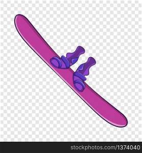 Snowboard sport equipment icon in cartoon style isolated on background for any web design . Snowboard sport equipment icon, cartoon style