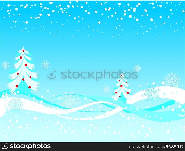 Snowflake background, vector