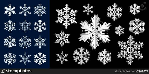 Snowflake design for christmas and winter season vector illustration