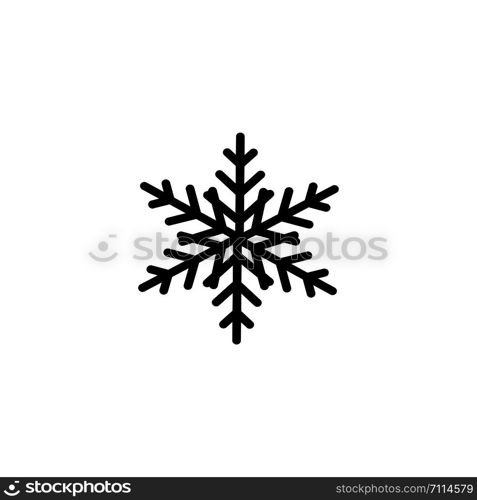 Snowflake icon. Black snowflake vector icon. Snowflake iconisolated on white background. Eps10. Snowflake icon. Black snowflake vector icon. Snowflake iconisolated on white background
