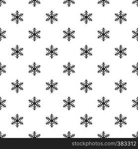 Snowflake pattern. Simple illustration of snowflake vector pattern for web. Snowflake pattern, simple style