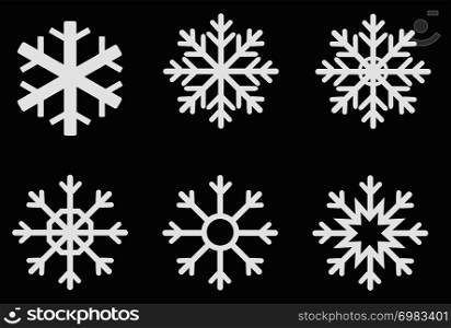 snowflake refrigerator. snowflake set for Christmas design. snowflake icon on white background. flat style. snowflake icon for your web site design, logo, app, UI. snowflake symbol.