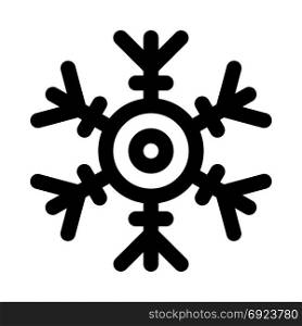 Snowflake, single ice crystal