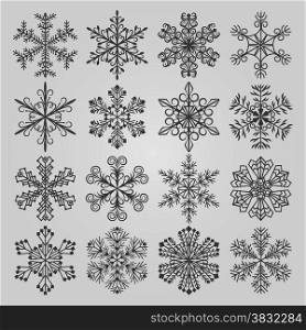 Snowflake Vectors icons