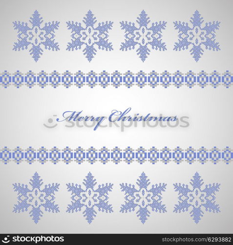 Snowflakes for Christmas, holiday greetings