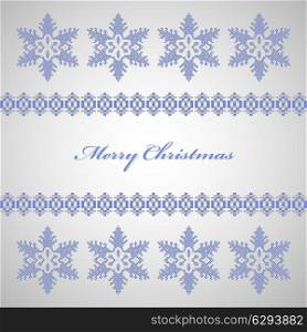 Snowflakes for Christmas, holiday greetings