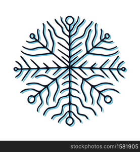 Snowflakes hand drawn icon. Sticker design. Christmas Print decoration. Snowflakes hand drawn icon. Sticker design. Christmas Print decoration.