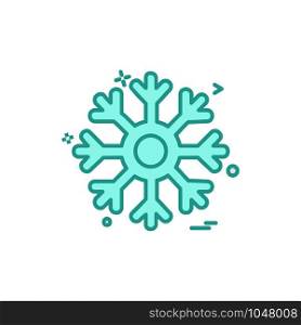 Snowflakes icon design vector