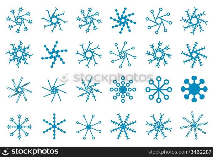 Snowflakes icons
