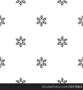 Snowflakes in ethnic style. Seamless pattern. Uniform chess layout. Small items. For winter, New Year, Christmas projects. Snowflakes in ethnic style. Uniform chess layout. Seamless pattern. Small items