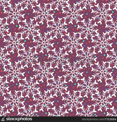 Snowflakes New Year pattern. Winter background in marsala color. Christmas wrapping paper design. Snowflakes New Year pattern. Winter background in marsala color. Christmas wrapping paper design.