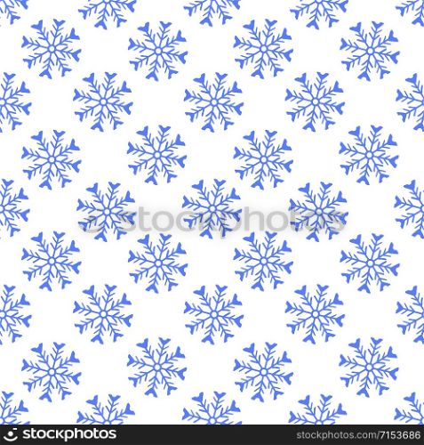 Snowflakes pattern. Winter printable design for web background. Blue snowflakes seamless texture. Snowflakes pattern. Winter printable design for web background. Blue snowflakes seamless texture.