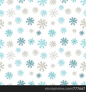 Snowflakes seamless pattern. Winter background. Christmas and New Year design wrapping paper design. Snowflakes seamless pattern. Winter background. Christmas and New Year design wrapping paper design.