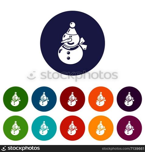 Snowman icon. Simple illustration of snowman vector icon for web. Snowman icon, simple black style