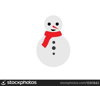 snowman vector icon illustration design template