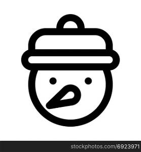 Snowman with hat