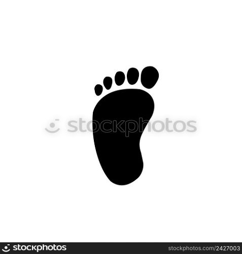 so≤s of the feet icon logo vector design template