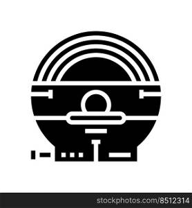 soaker hose water irrigation glyph icon vector. soaker hose water irrigation sign. isolated symbol illustration. soaker hose water irrigation glyph icon vector illustration
