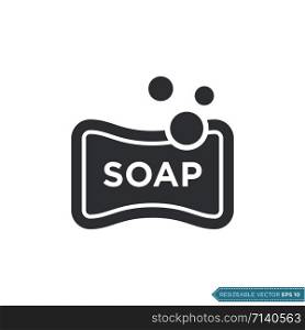 Soap Bar Icon Vector Template Illustration Design