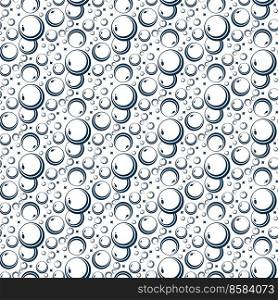 Soap bubb≤s seam≤ss pattern. Vector background