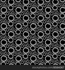 Soap bubbles seamless pattern. Vector background