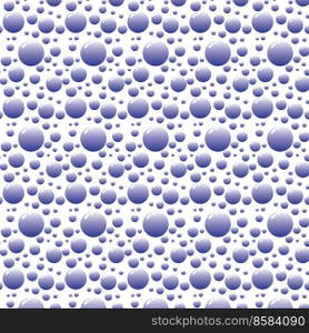 Soap bubbles seamless pattern. Vector background