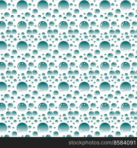 Soap bubbles seamless pattern. Vector background