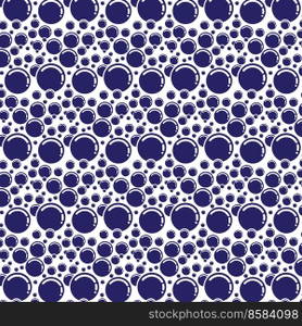 Soap bubbles seamless pattern. Vector background