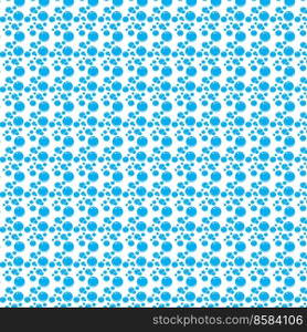 Soap bubbles seamless pattern. Vector background