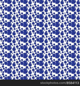 Soap bubbles seamless pattern. Vector background