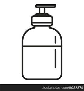 Soap dispenser icon outline vector. Coronavirus test. Medical sample. Soap dispenser icon outline vector. Coronavirus test