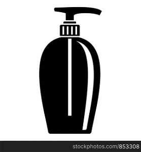 Soap dispenser icon. Simple illustration of soap dispenser vector icon for web design isolated on white background. Soap dispenser icon, simple style