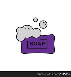 soap icon, illustration design template