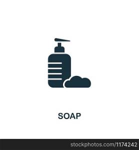 Soap icon. Premium style design from hygiene collection. Pixel perfect soap icon for web design, apps, software, printing usage.. Soap icon. Premium style design from hygiene icons collection. Pixel perfect Soap icon for web design, apps, software, print usage