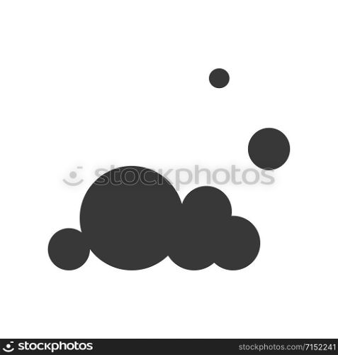 Soapy bubbles icon in vector