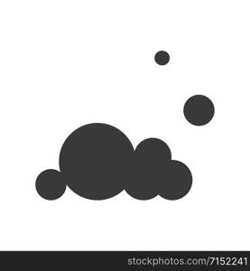 Soapy bubbles icon in vector