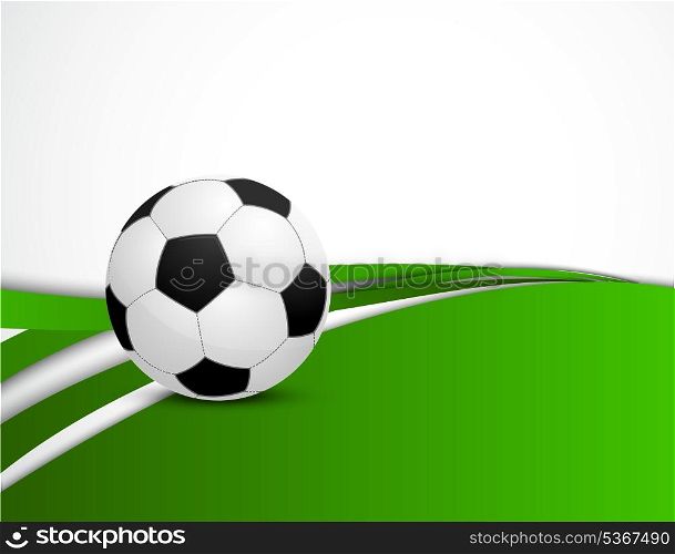 Soccer background. Sport illustration