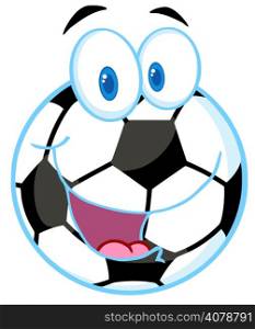 Soccer Ball Cartoon Character