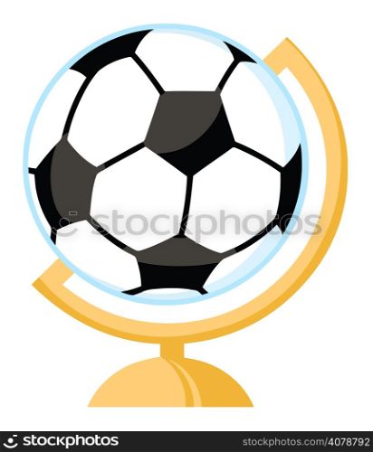 Soccer Ball Desk Globe