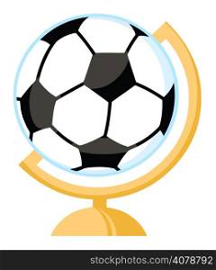 Soccer Ball Desk Globe